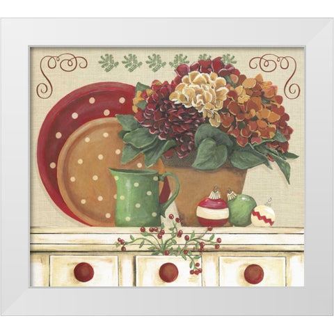 Setting the Season White Modern Wood Framed Art Print by Moulton, Jo