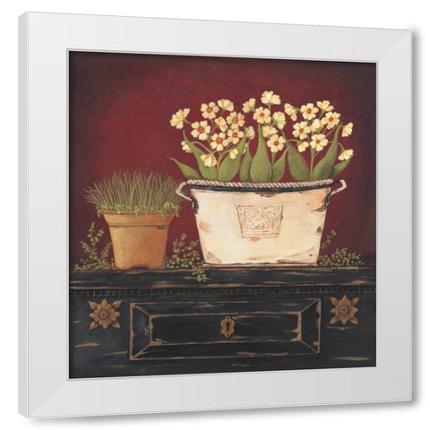 Winter Whites White Modern Wood Framed Art Print by Moulton, Jo