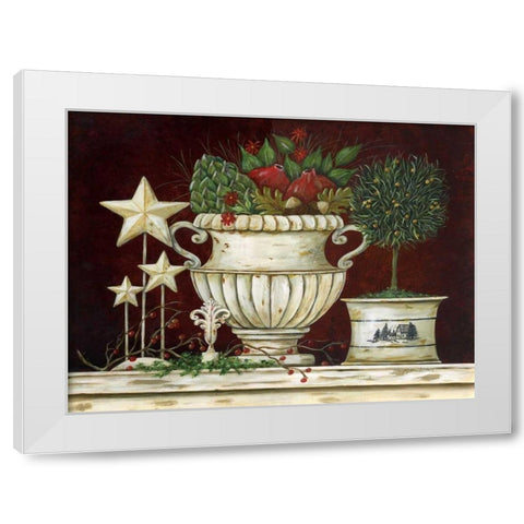 Bella Rustica White Modern Wood Framed Art Print by Moulton, Jo