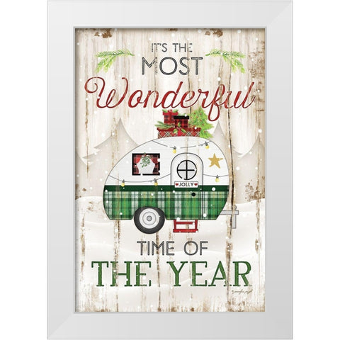 Most Wonderful Time White Modern Wood Framed Art Print by Pugh, Jennifer