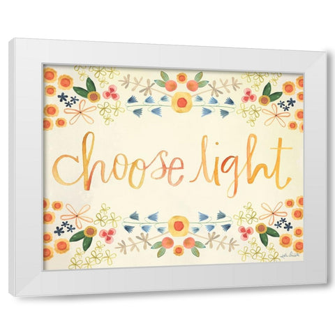 Choose Light White Modern Wood Framed Art Print by Doucette, Katie