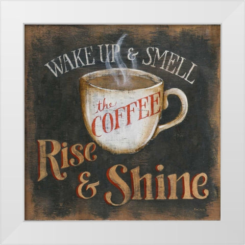 Rise and Shine White Modern Wood Framed Art Print by Lewis, Kim