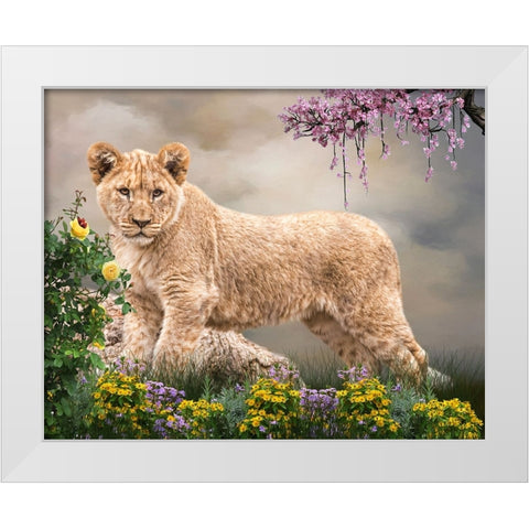 New World White Modern Wood Framed Art Print by Parker, Kelley