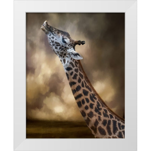 Stretch White Modern Wood Framed Art Print by Parker, Kelley