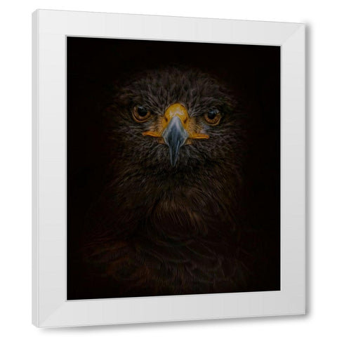 Searching for Darkness White Modern Wood Framed Art Print by Parker, Kelley
