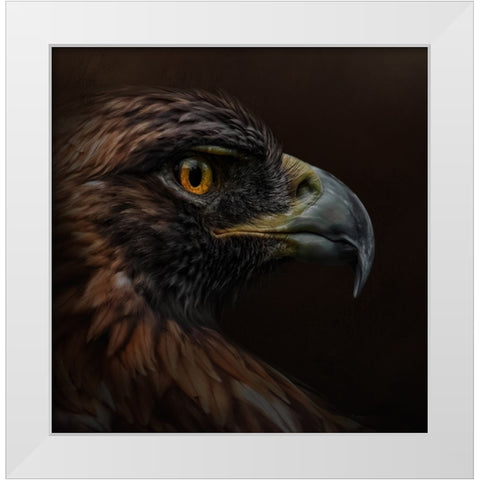 Eye-Catching White Modern Wood Framed Art Print by Parker, Kelley