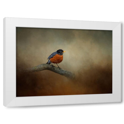 Little Charmer White Modern Wood Framed Art Print by Parker, Kelley