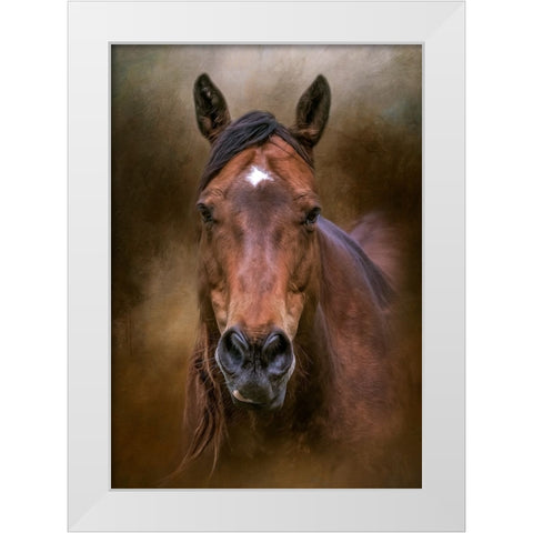 Country Heart White Modern Wood Framed Art Print by Parker, Kelley