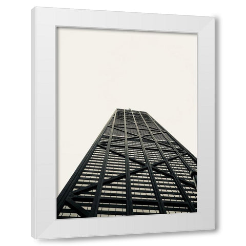 Sky View White Modern Wood Framed Art Print by Singleton, Ashley