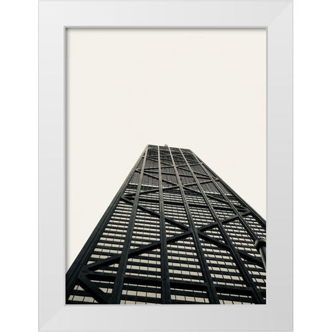 Sky View White Modern Wood Framed Art Print by Singleton, Ashley