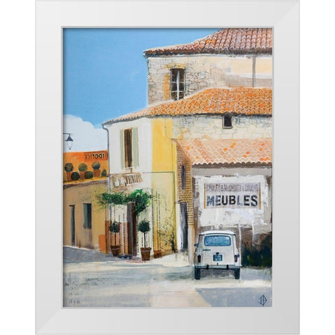 Curb Appeal II White Modern Wood Framed Art Print by P.S. Art