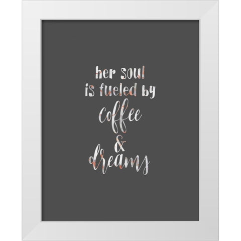 Her Soul is White Modern Wood Framed Art Print by Moss, Tara