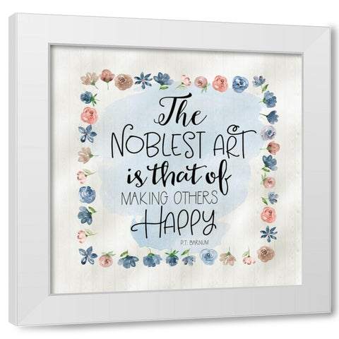 Noblest Art II White Modern Wood Framed Art Print by Moss, Tara