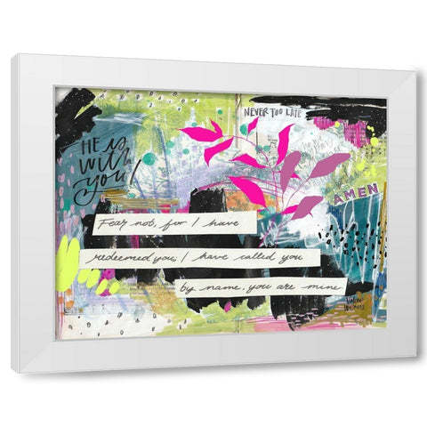 Amen White Modern Wood Framed Art Print by Wieners, Valerie