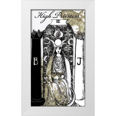 The High Priestess White Modern Wood Framed Art Print by Sommers, Mindy