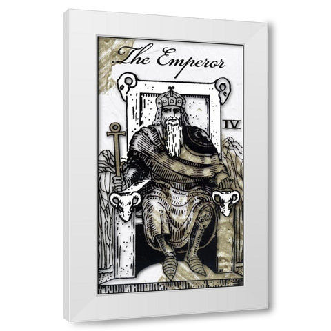 The Emperor White Modern Wood Framed Art Print by Sommers, Mindy