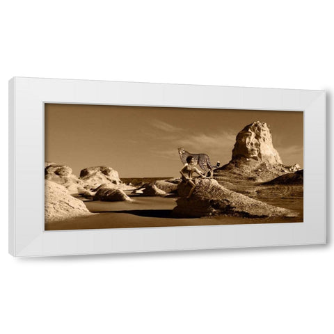 Wild Beauty White Modern Wood Framed Art Print by Moreau, Marc