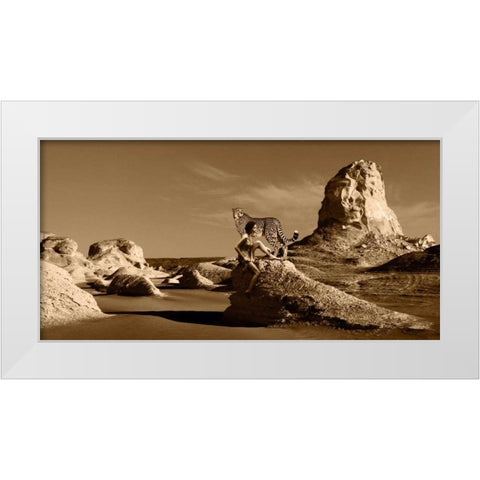 Wild Beauty White Modern Wood Framed Art Print by Moreau, Marc