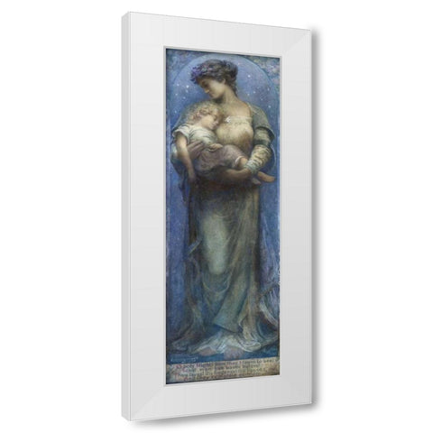 O Holy Night White Modern Wood Framed Art Print by Raymond, Henry