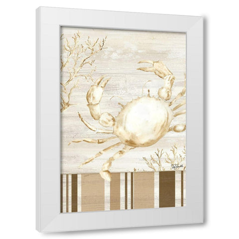 Calm Shores XI White Modern Wood Framed Art Print by Tre Sorelle Studios