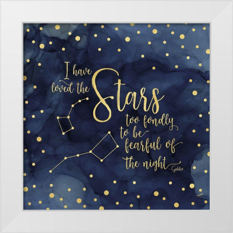 Oh My Stars IV Stars White Modern Wood Framed Art Print by Reed, Tara