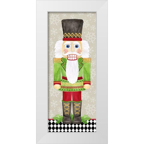 Nutcracker Christmas I White Modern Wood Framed Art Print by Reed, Tara