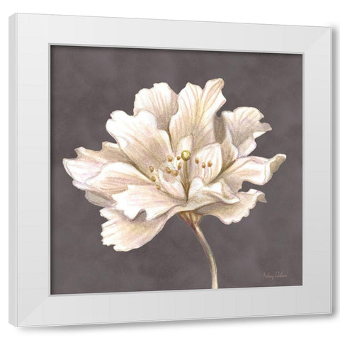 Cream Willow Blossom I White Modern Wood Framed Art Print by Wilson, Kelsey