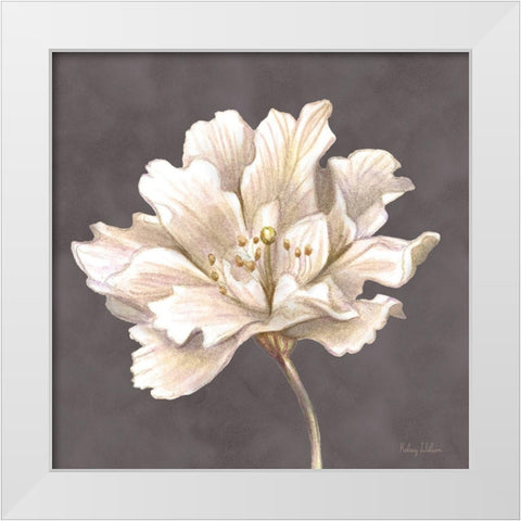 Cream Willow Blossom I White Modern Wood Framed Art Print by Wilson, Kelsey