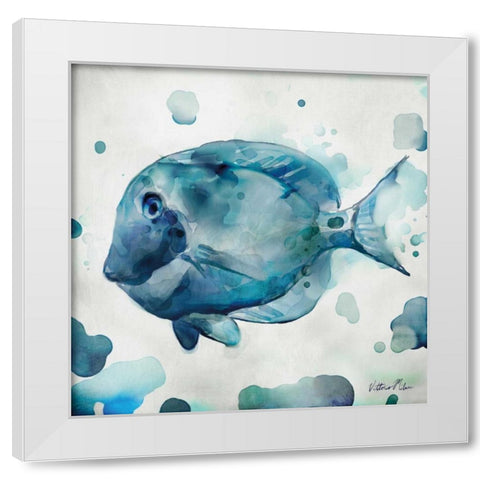 Watercolor Sea Creatures II White Modern Wood Framed Art Print by Milan, Vittorio
