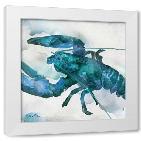 Watercolor Sea Creatures IV White Modern Wood Framed Art Print by Milan, Vittorio