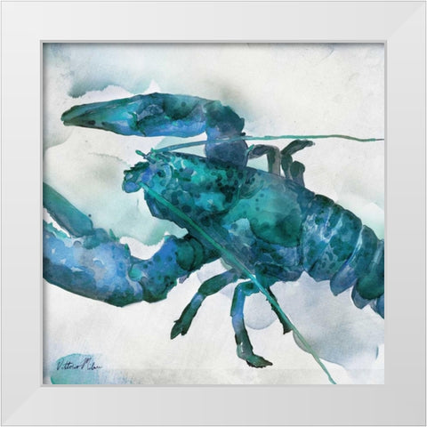 Watercolor Sea Creatures IV White Modern Wood Framed Art Print by Milan, Vittorio