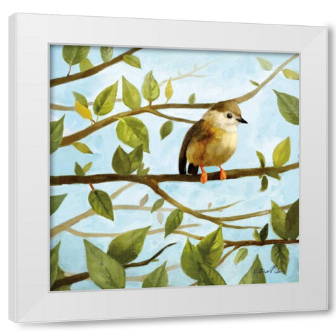 Morning Song I White Modern Wood Framed Art Print by Milan, Vittorio