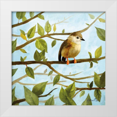 Morning Song I White Modern Wood Framed Art Print by Milan, Vittorio