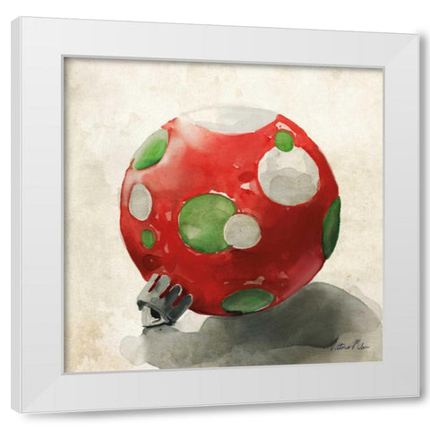Ornament Trio I White Modern Wood Framed Art Print by Milan, Vittorio