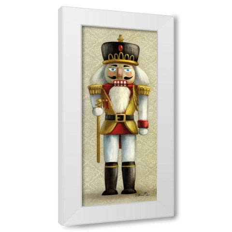 Christmas Nutcracker  I White Modern Wood Framed Art Print by Milan, Vittorio