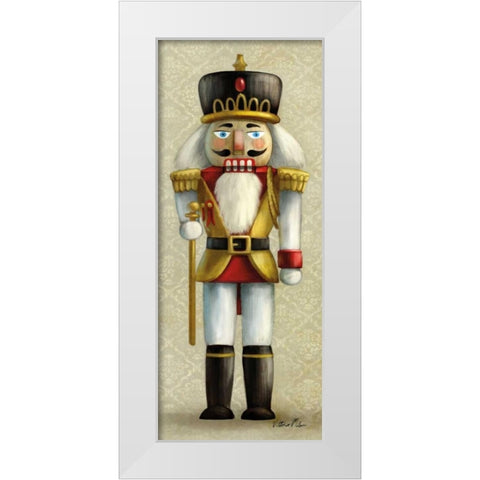 Christmas Nutcracker  I White Modern Wood Framed Art Print by Milan, Vittorio