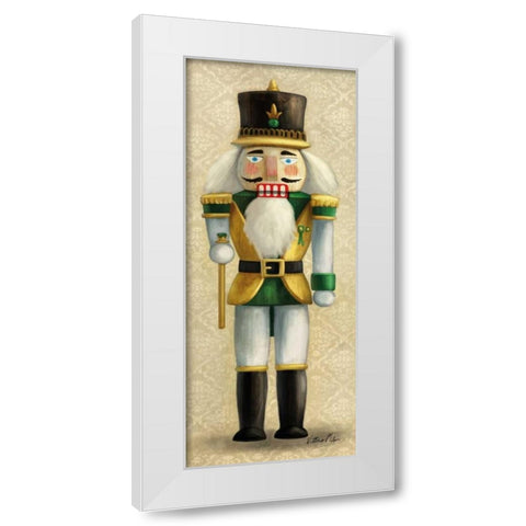 Christmas Nutcracker II White Modern Wood Framed Art Print by Milan, Vittorio