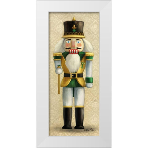 Christmas Nutcracker II White Modern Wood Framed Art Print by Milan, Vittorio