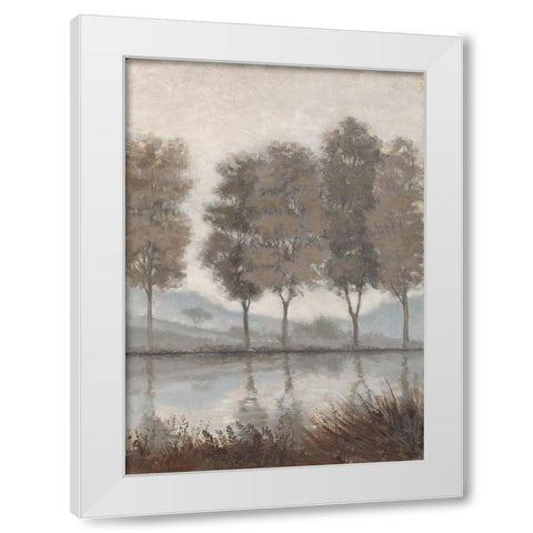 Morning View 2 White Modern Wood Framed Art Print by McGannon, Jill Schultz