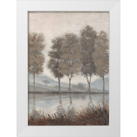 Morning View 2 White Modern Wood Framed Art Print by McGannon, Jill Schultz