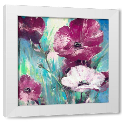 Morning Bloom 2 White Modern Wood Framed Art Print by Heighton, Brent