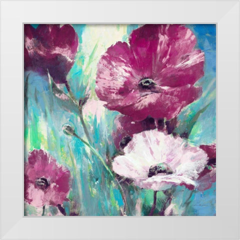 Morning Bloom 2 White Modern Wood Framed Art Print by Heighton, Brent