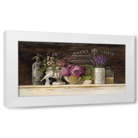 Saint Ouen Vignette White Modern Wood Framed Art Print by Staehling, Angela