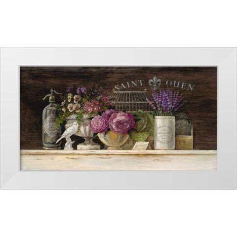 Saint Ouen Vignette White Modern Wood Framed Art Print by Staehling, Angela