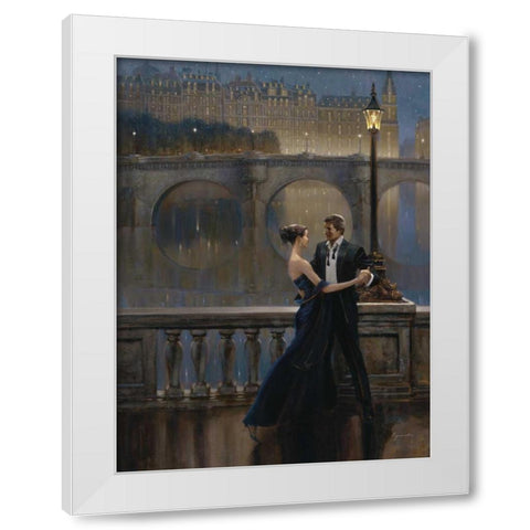 Under the Stars White Modern Wood Framed Art Print by Lynch, Brent