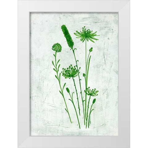 Fresh Greenery Garden White Modern Wood Framed Art Print by Loco, Filippo