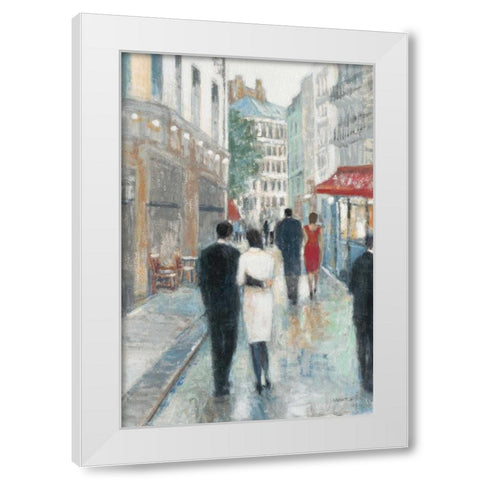 Paris Impressions 3 White Modern Wood Framed Art Print by Wyatt, Norman Jr.