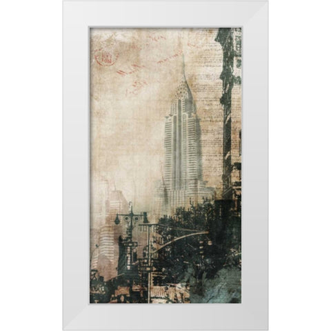 NYC Cool 2 White Modern Wood Framed Art Print by Roko, Ken