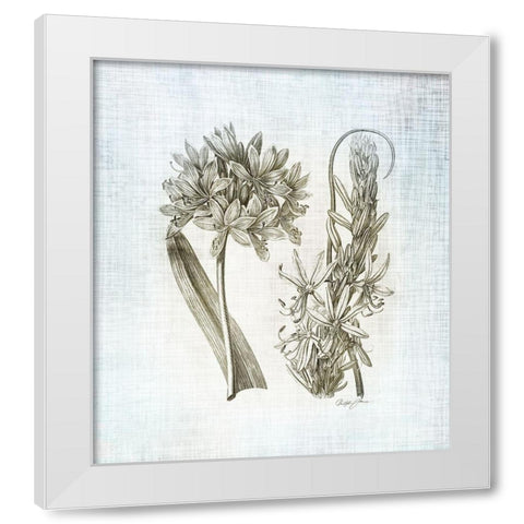 Farmhouse Botanical 1 White Modern Wood Framed Art Print by James, Christopher