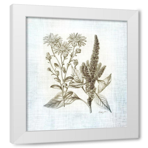 Farmhouse Botanical 2 White Modern Wood Framed Art Print by James, Christopher